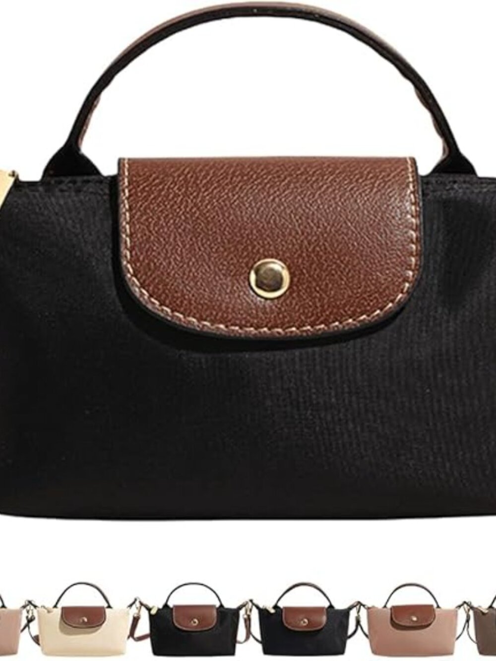Mini Crossbody Bag for Women Shoulder Purse ~Black Khaki Beige - Picture 3 of 13